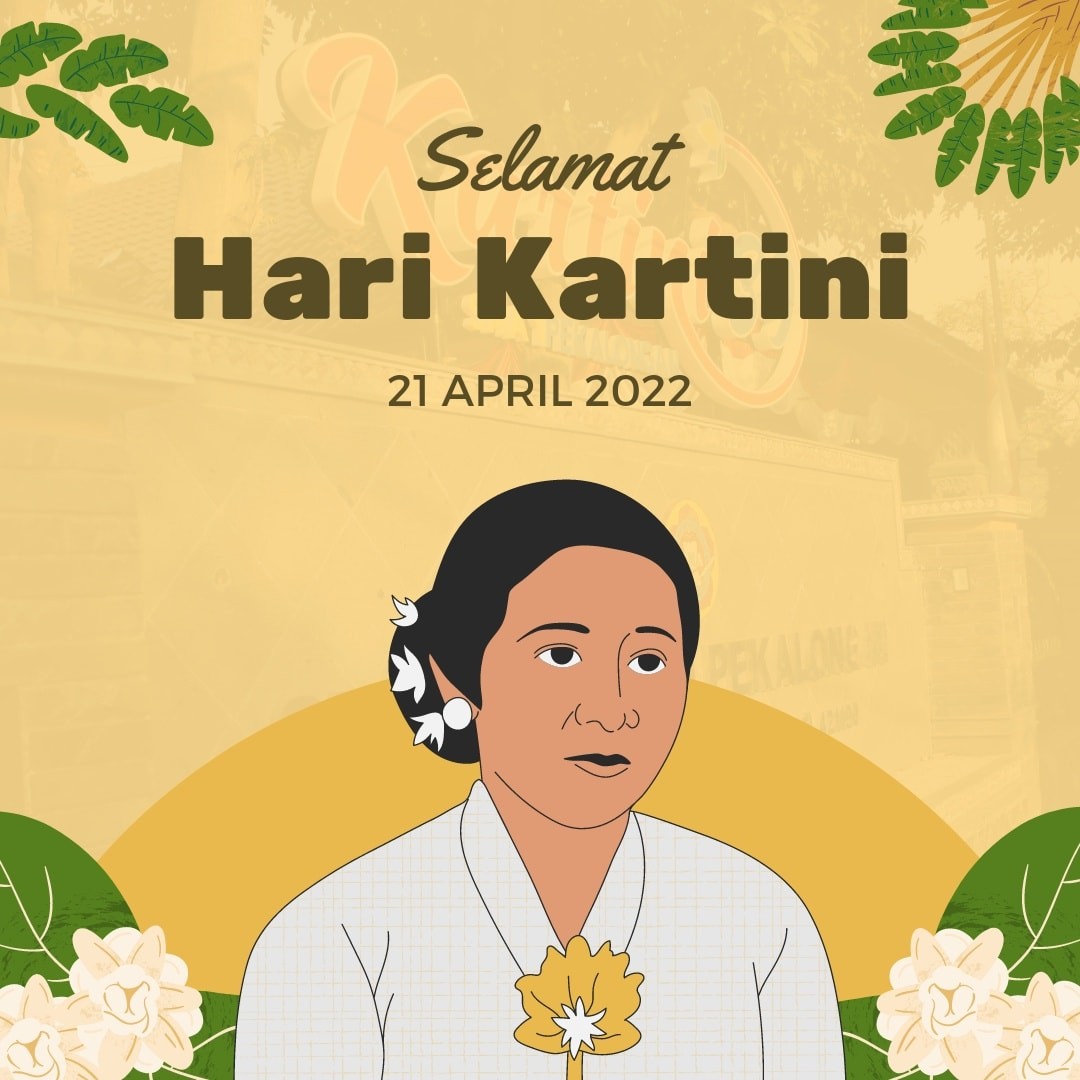 Dari kami yang sekolahnya berada di jalan Kartini mengucapkan, Selamat hari Kartini, 21 April 2022

Setiap kalian (perempuan) adalah Kartini pada masanya, oleh sebab itu berlakulah selayaknya seorang Kartini yang menginspirasi, anggung dan berwawasan luas 

#VivaSmansa #cumadismakartini #sma1pekalongan