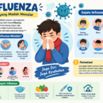 Friendly Influenza Prevention Infographic